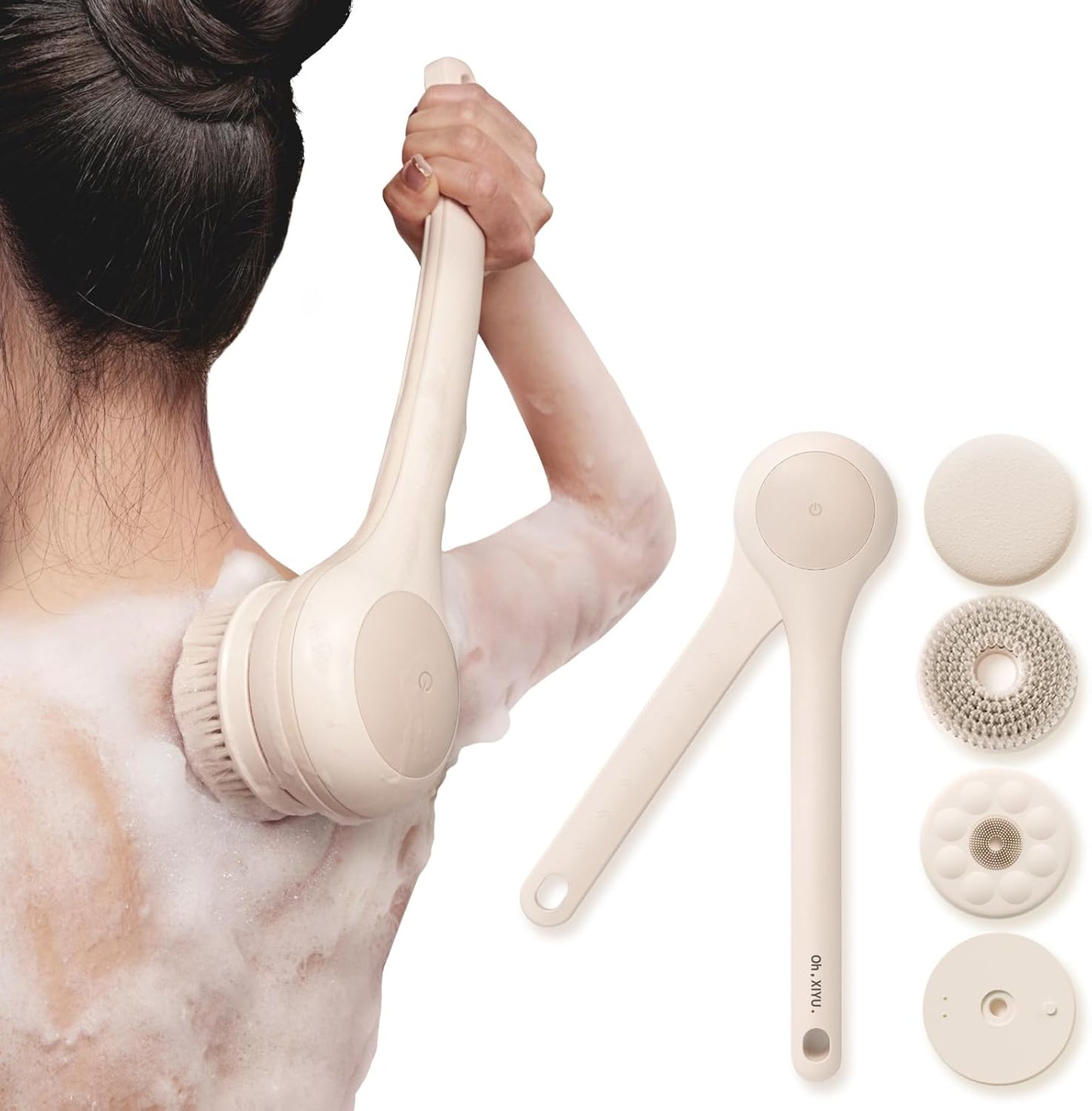 Brosse de bain électrique 5 en 1 AquaGlide